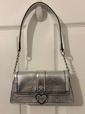 Juicy Couture Metallic Silver Shoulder Bag